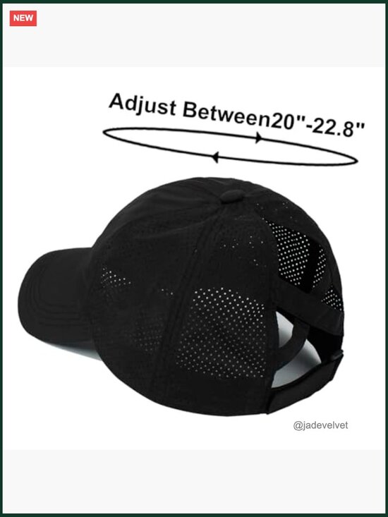 Criss Cross Ponytail Baseball Cap - Quick Drying Mesh Dad Hat for Outdoor Sports